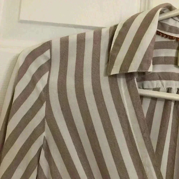 Anthropologie Maeve Striped Marianna Wrap Top XS - Picture 7 of 15